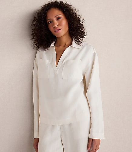 Haven Well Within Viscose Linen Boxy Top