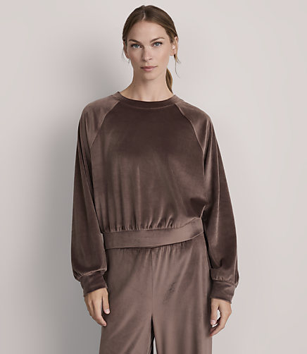Petite Lou & Grey Velour Top