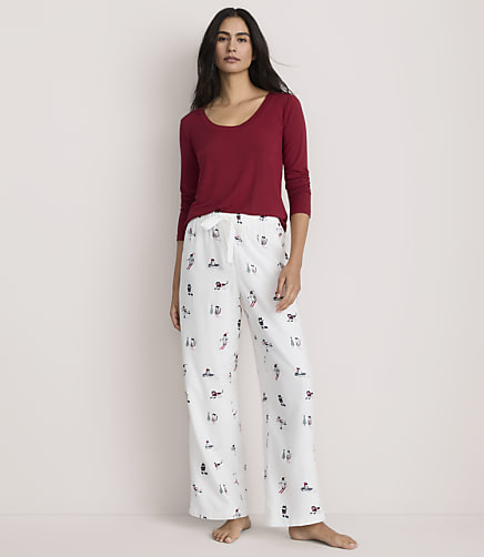 Lou & Grey Holiday Cat Pajama Pants