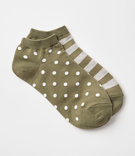 Dot & Stripe Sneaker Sock Set