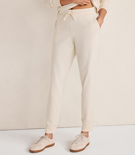 Haven Well Within Botanical-Dyed Organic Cotton Interlock Joggers