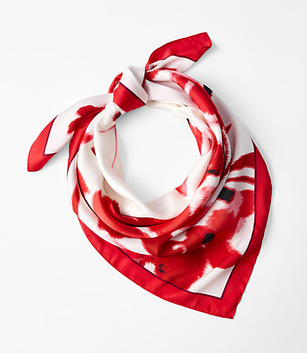 Floral Square Scarf