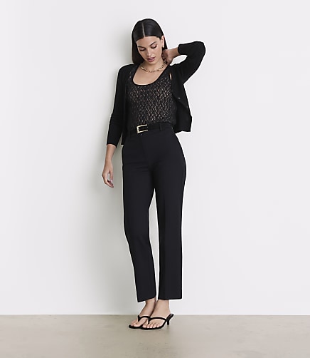 Petite LOFT Versa Ponte Deluxe Slim Straight Pants