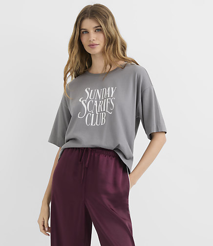 Sunday Scaries Club Jersey Abbreviated Tee