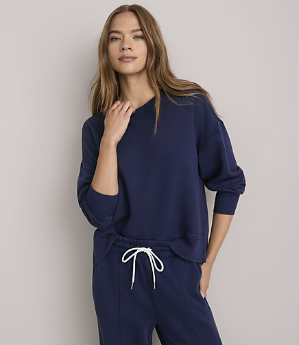 Lou & Grey Garment Dyed Terrysoft Top