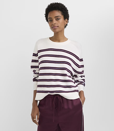 Striped Ribbed Sweater