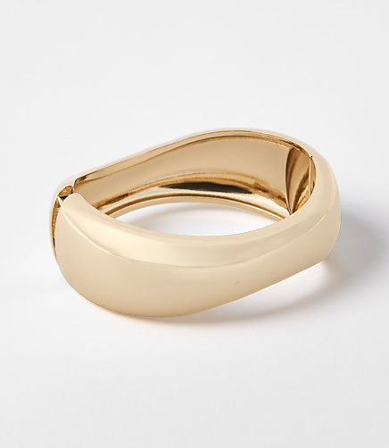 Wavy Metal Cuff Bracelet