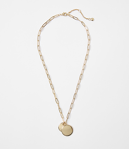 Coin Charm Necklace