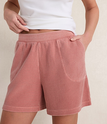 Haven Well Within Organic Cotton Waffle Shorts