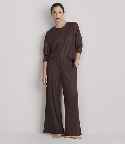 Lou & Grey Brushed Pointelle Pajama Pants