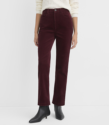 Straight Corduroy Pants
