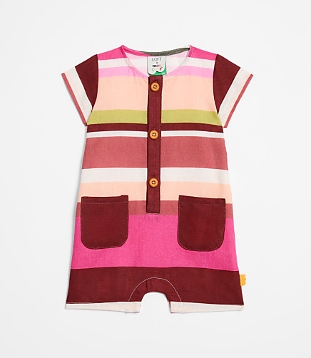 LOFT x Mon Coeur Linen Stripe Onesie