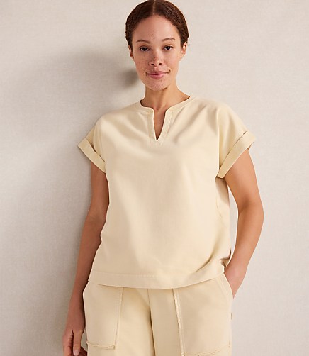 Haven Well Within Garment-Dyed Organic Cotton Terry Tee