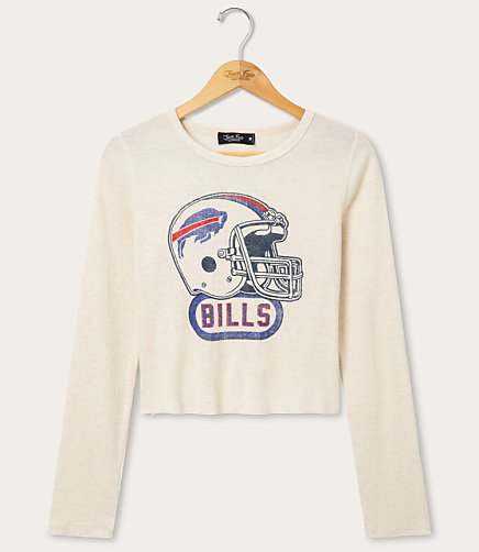 Junk Food Buffalo Bills Helmet Crop Thermal