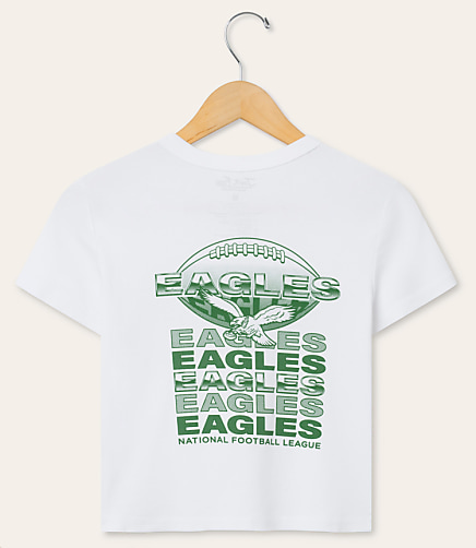 Junk Food Philadelphia Eagles Repeat Baby Tee