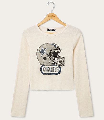 Junk Food Dallas Cowboys Helmet Crop Thermal