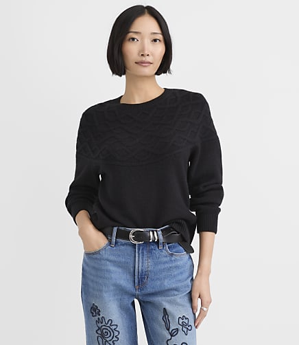 Cable Yoke Sweater