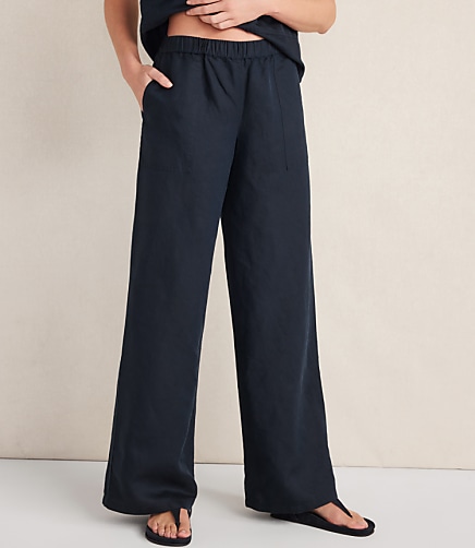 Haven Well Within Linen Blend Dobby Wide Leg Pants