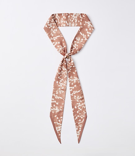 Spotted Skinny Scarf