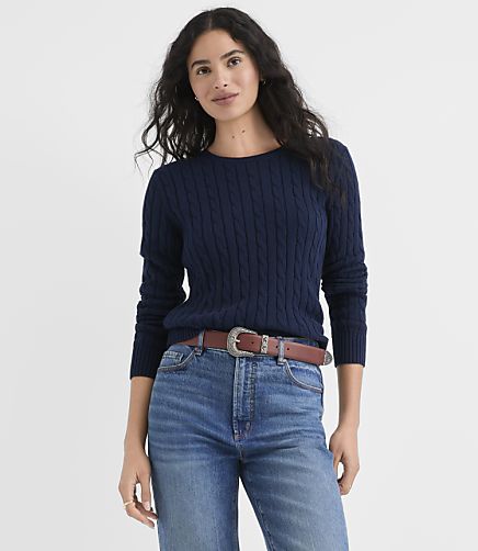 Relaxed Cable Sweater