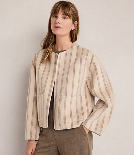 Haven Well Within Wool Blend Midi Coat with Removable Scarf