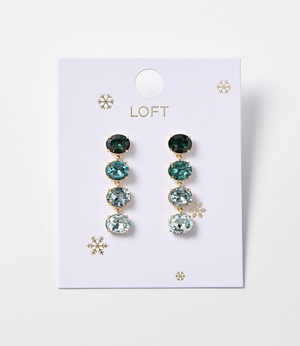 Ombre Sparkle Drop Earrings