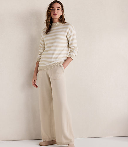 Haven Well Within Organic Cotton Knit Wide Leg Pants