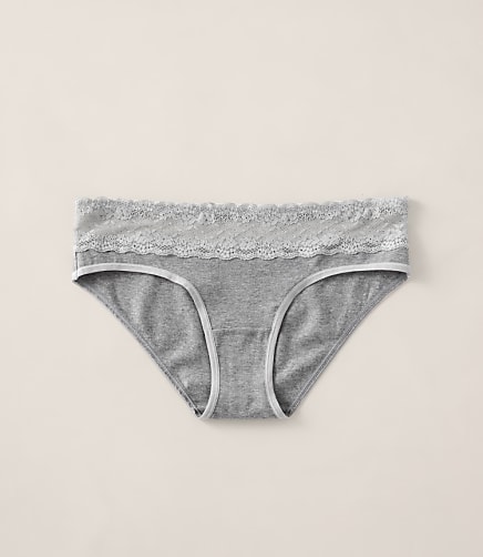 Haven Well Within Cotton Bikini with Lace Waist