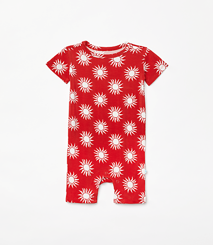 Posh Peanut X LOFT Sunny Basic Short Sleeve Short Length Romper
