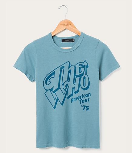 Junk Food The Who American Tour '75 Original Tee