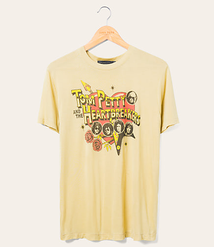 Junk Food Tom Petty And The Heartbreakers Vintage Tissue Tee