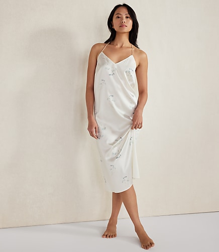 Haven Well Within Washable Silk Delicate Floral Chemise