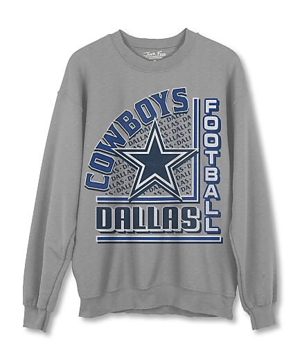 Junk Food Dallas Cowboys Backfield Crew Fleece