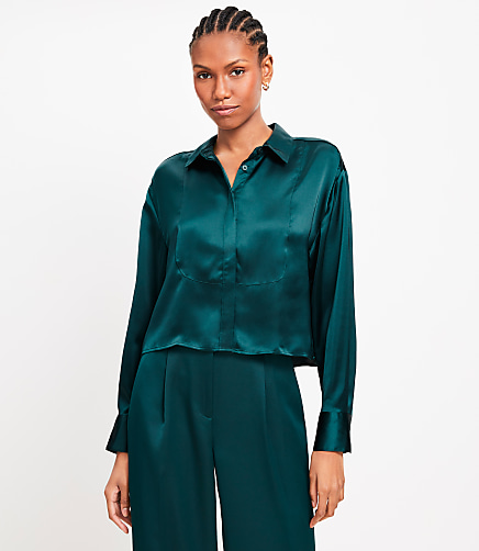 Women's Satin Shirts | Loft