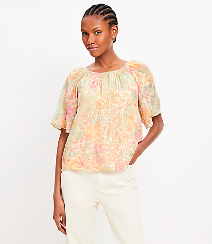 Jacquard Blouse | Loft