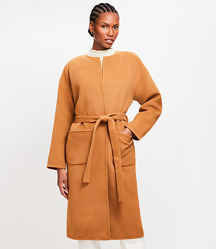 Long Wrap Coat Womens | Loft