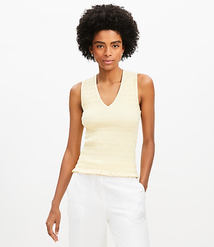 Cotton Knit Tops | Loft