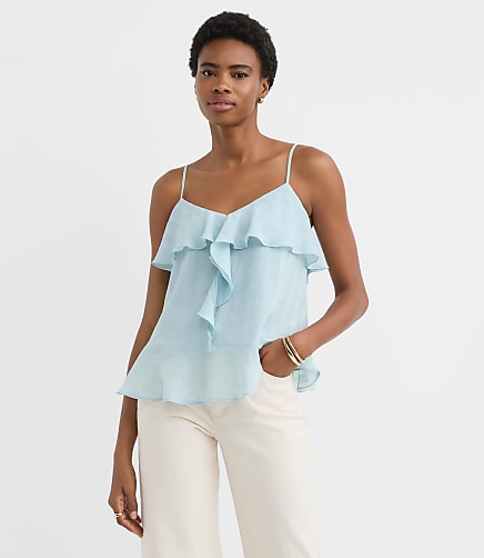 Ruffle Cami Tops | Loft