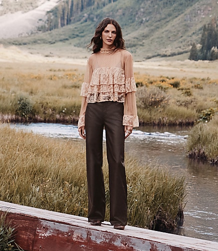 Coated Pants | Loft