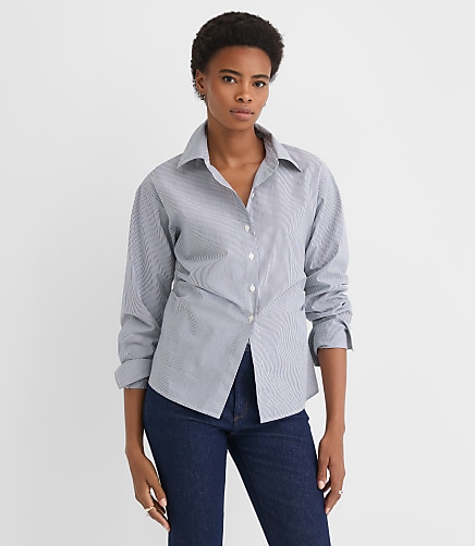 Button Up Tie Front Shirt | Loft