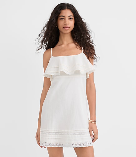 scala lace-trimmed dress Her lip to】Scala Lace-Trimmed Dress 白S