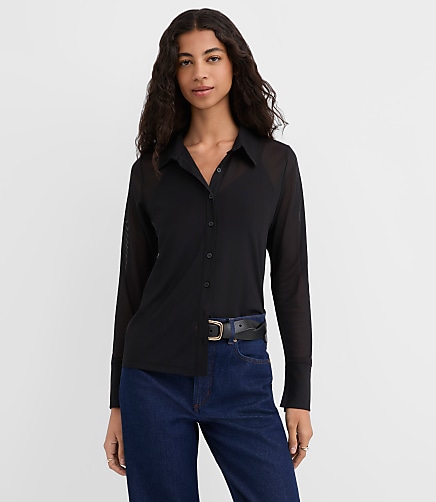 Sheer Blouse | Loft
