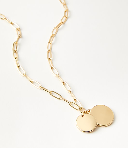 Coin Charm Necklace