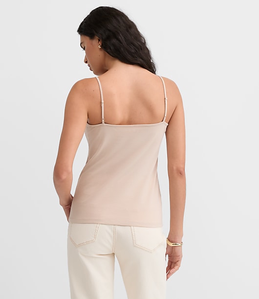 V-Neck Layering Cami - Nude Tone