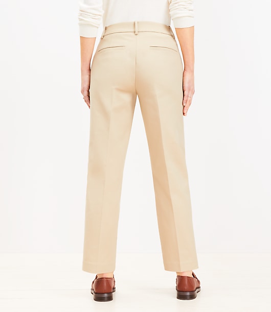 Petite Curvy Riviera Slim Pants in Doubleweave