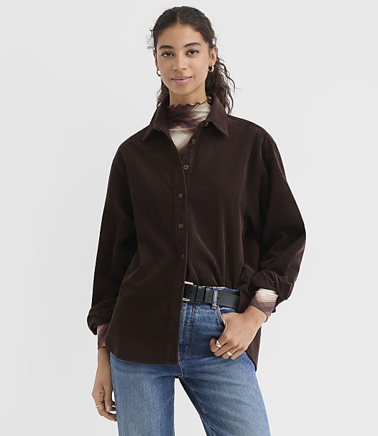 Corduroy Everyday Oversized Shirt