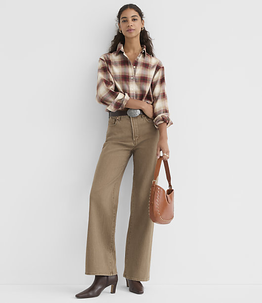 Plaid Flannel Everyday Oversized Shirt