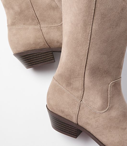 Mid Calf Western Boots