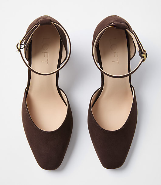 Ankle Strap Block Heels