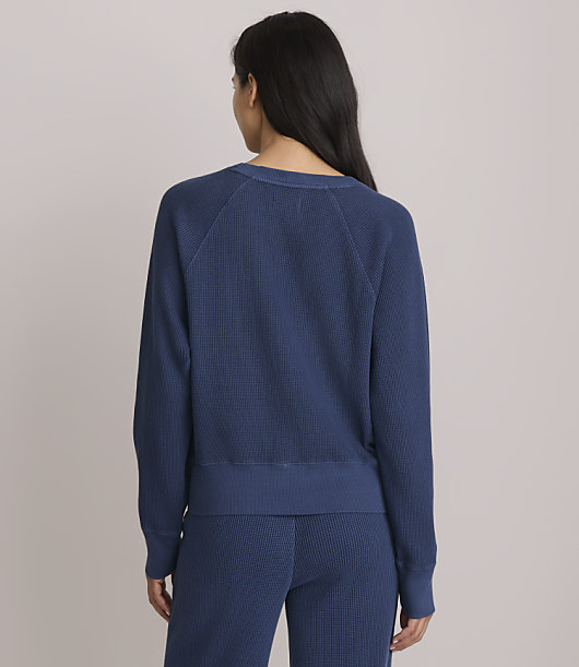 Petite Lou & Grey Garment Dyed Waffle Top